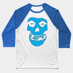 Crimson Ghost - Blue Aliens Baseball T-Shirt